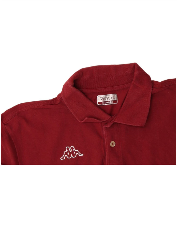 Camisa polo masculina KAPPA XL algodão vermelho
