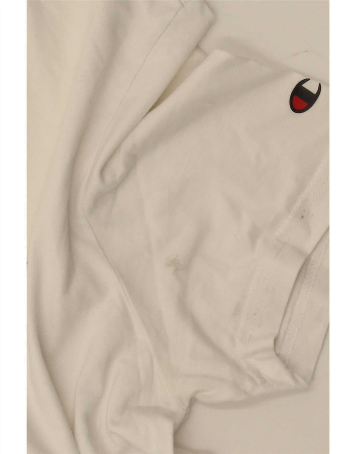 Camiseta masculina Champion pequena branca