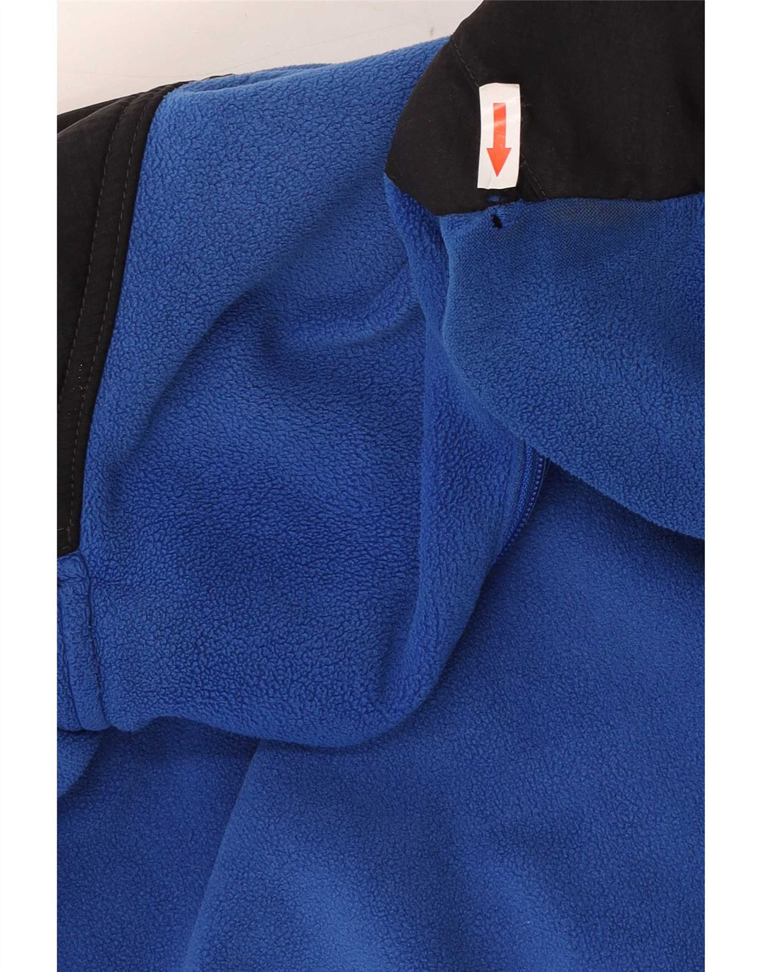 Jaqueta masculina Columbia Titanium Fleece UK 38 bloco colorido azul médio