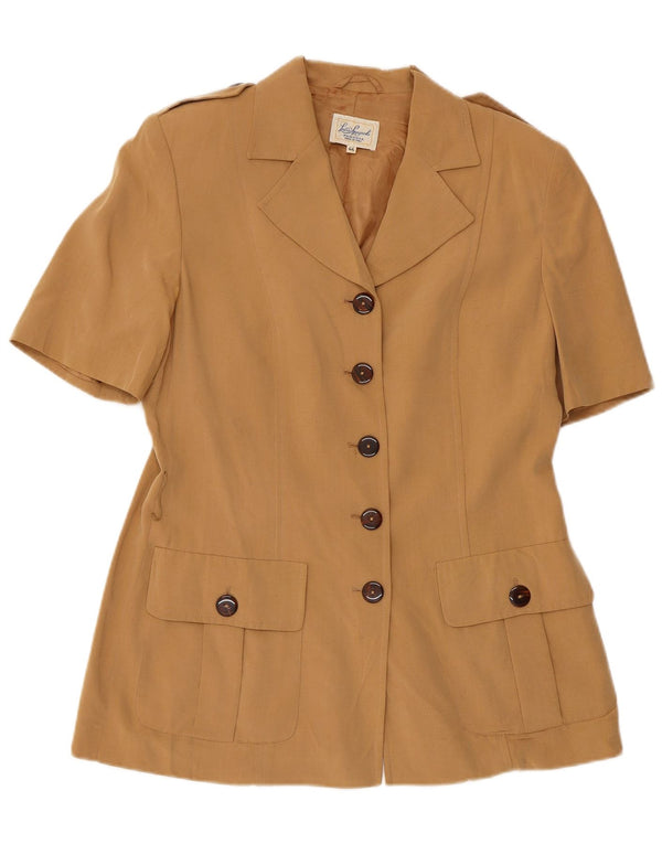 LUISA SPAGNOLI Jaqueta feminina Perugia 5 botões Blazer IT 44 Médio Bege