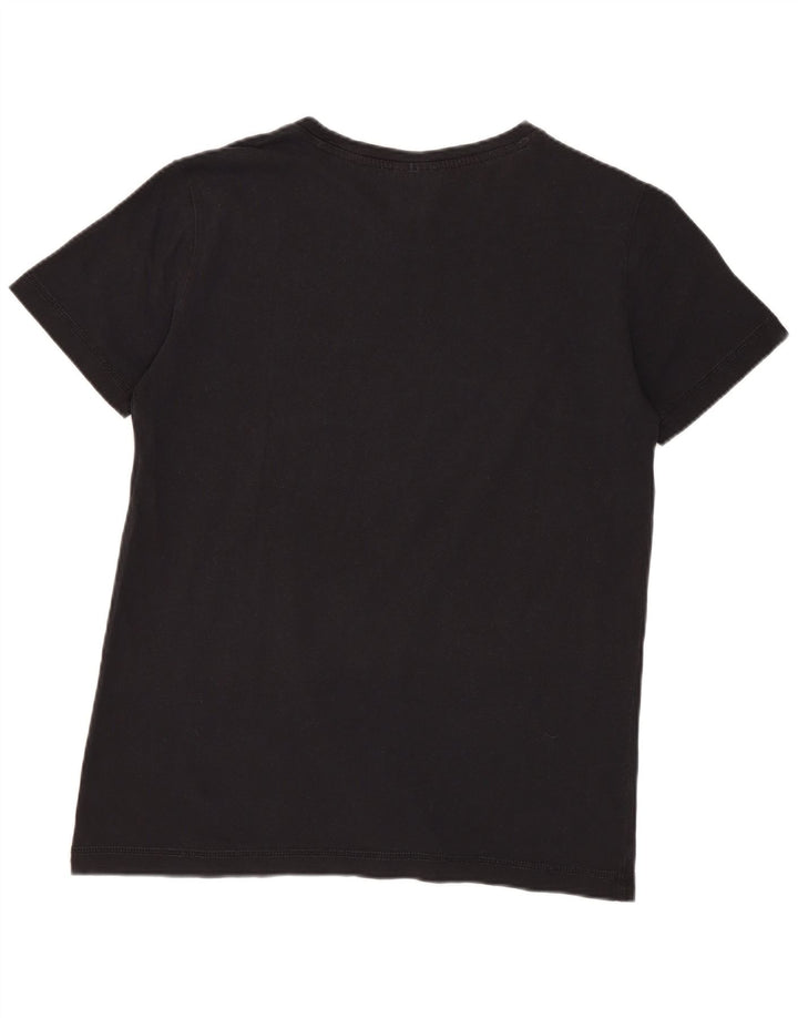 Camiseta feminina estampada Champion UK 12 médio preto