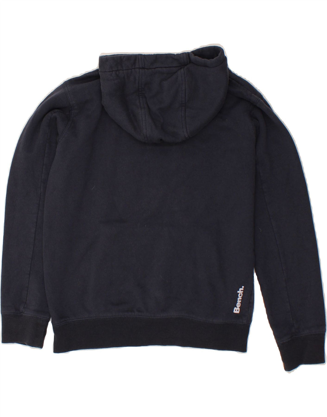 BENCH Boys Graphic Hoodie Jumper 11-12 Years Navy Blue Cotton Vintage Bench and Second-Hand Bench from Messina Hembry 