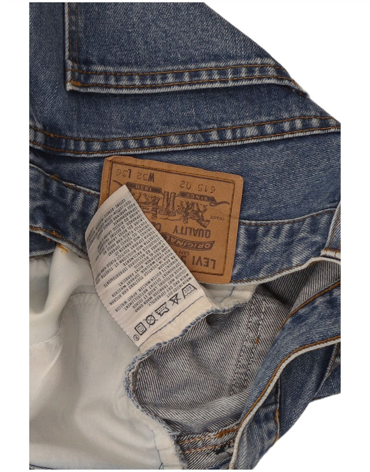 Shorts jeans feminino LEVI'S W32 grande algodão azul