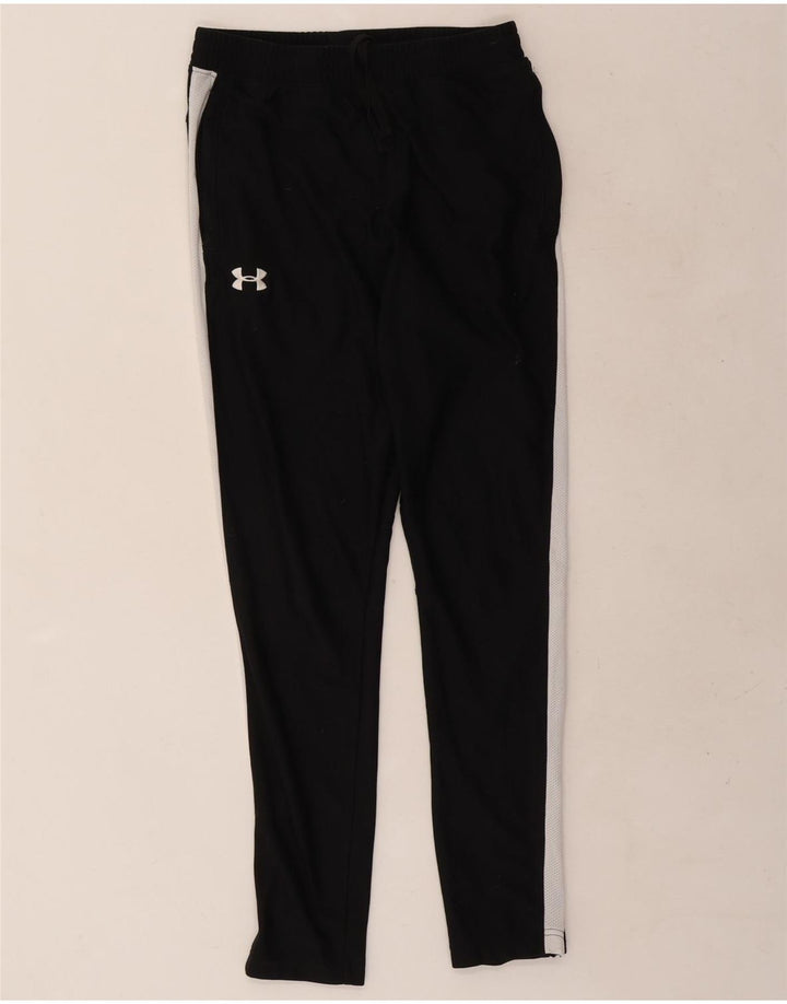 Calça de treino masculina Under Armour médio preto colorblock poliéster