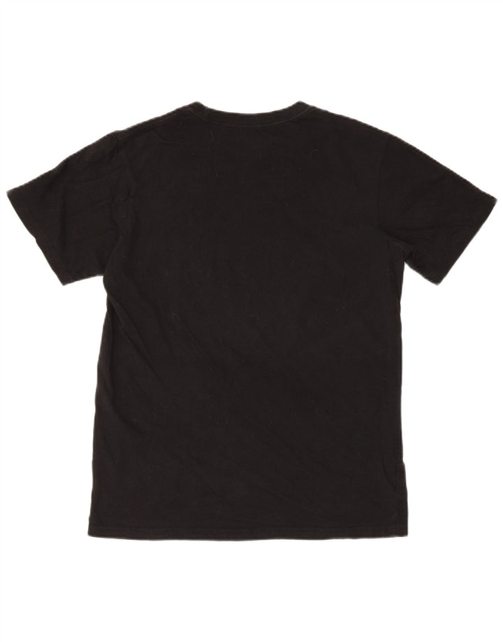 Camiseta masculina Reebok Regular Graphic Top pequeno algodão preto