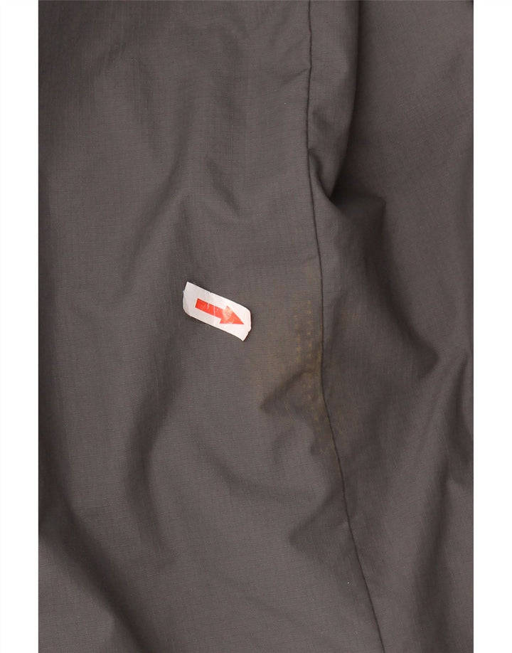 Jaqueta corta-vento masculina SUPERDRY com capuz UK 38 nylon cinza médio