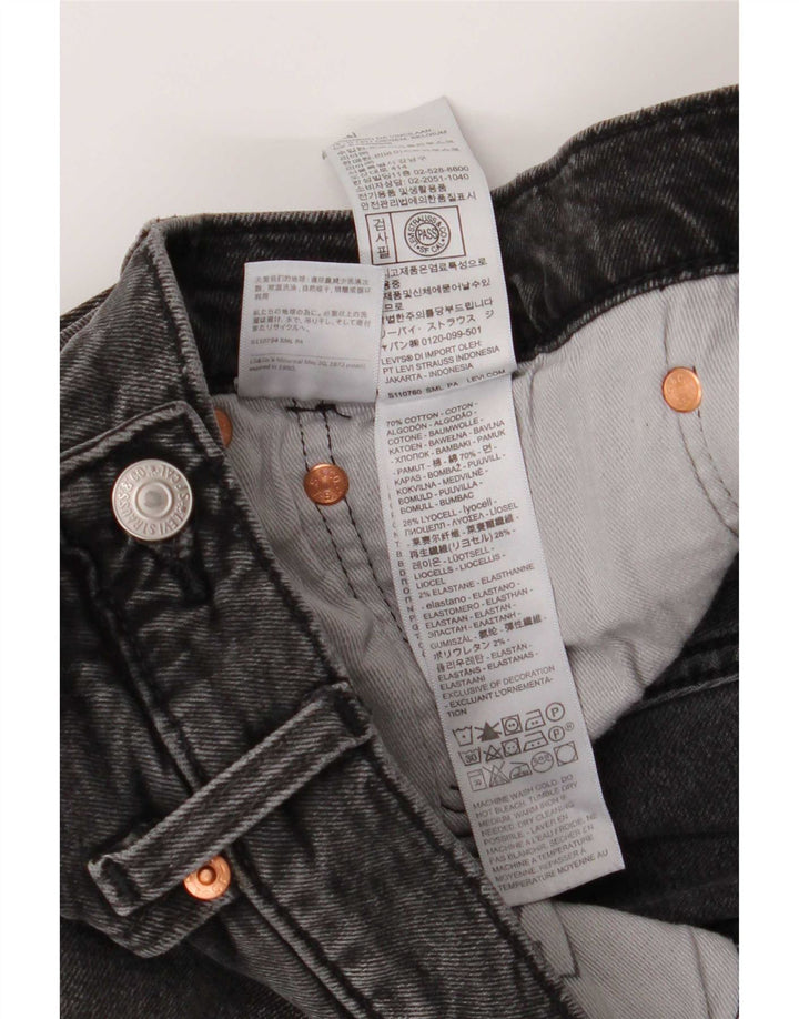 Calça jeans masculina Levi's 514 Straight W34 L30 cinza algodão