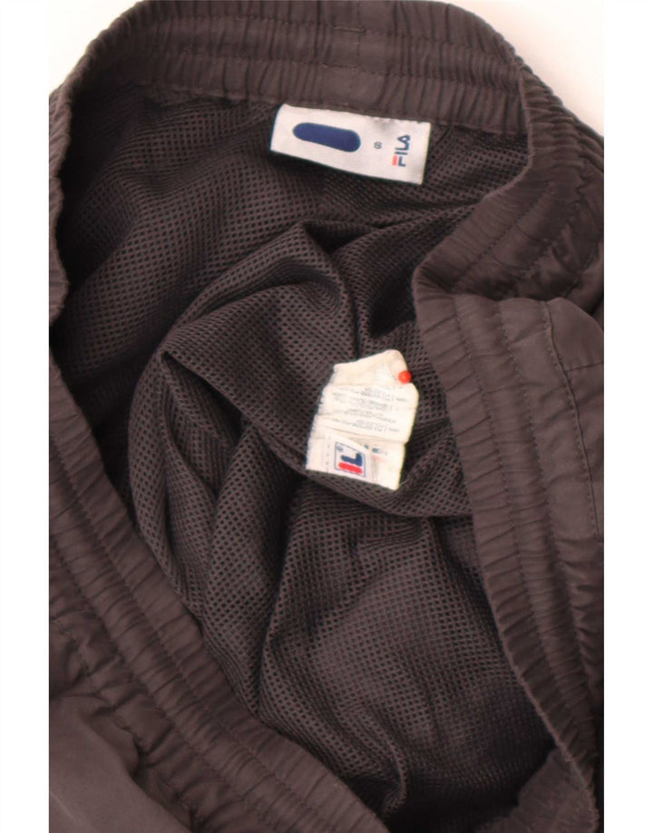 Fila Mens Graphic Tracksuit Calças Joggers Pequeno Poliéster Cinza