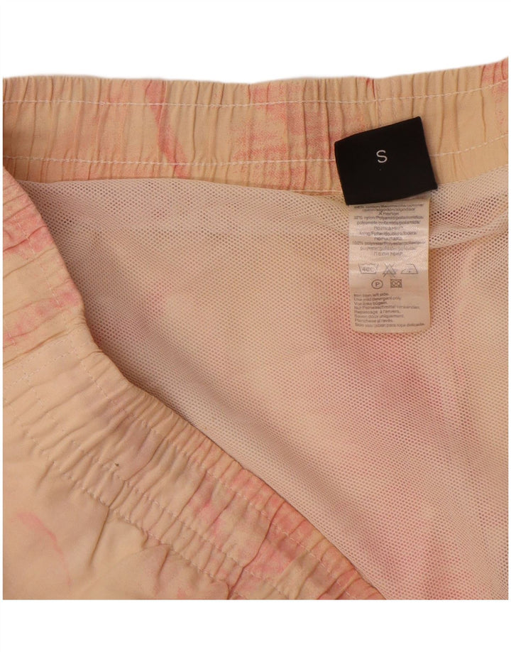 Hugo Boss Shorts de natação masculino pequeno algodão branco tie-dye