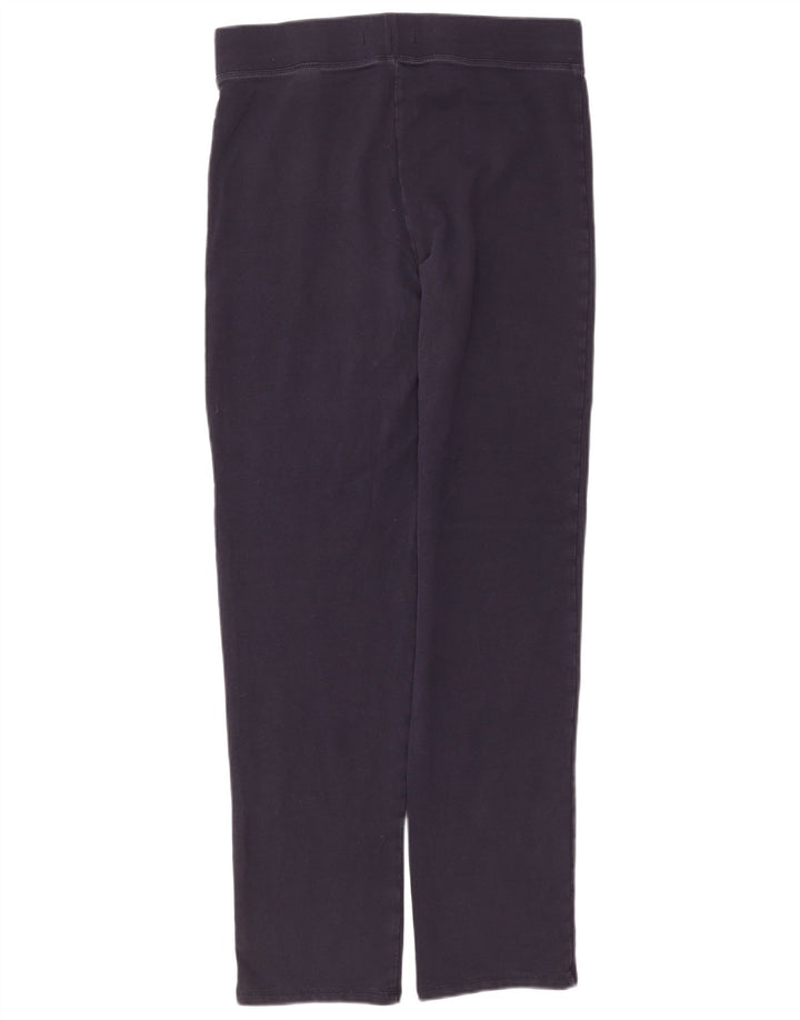 Calça de treino feminina Marks & Spencer Reino Unido 12 algodão azul marinho médio