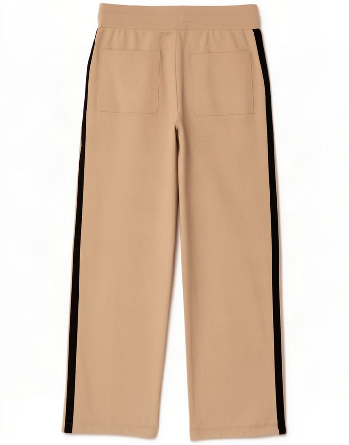 Calças de treino femininas Marks & Spencer Reino Unido 12 Colourblock bege médio