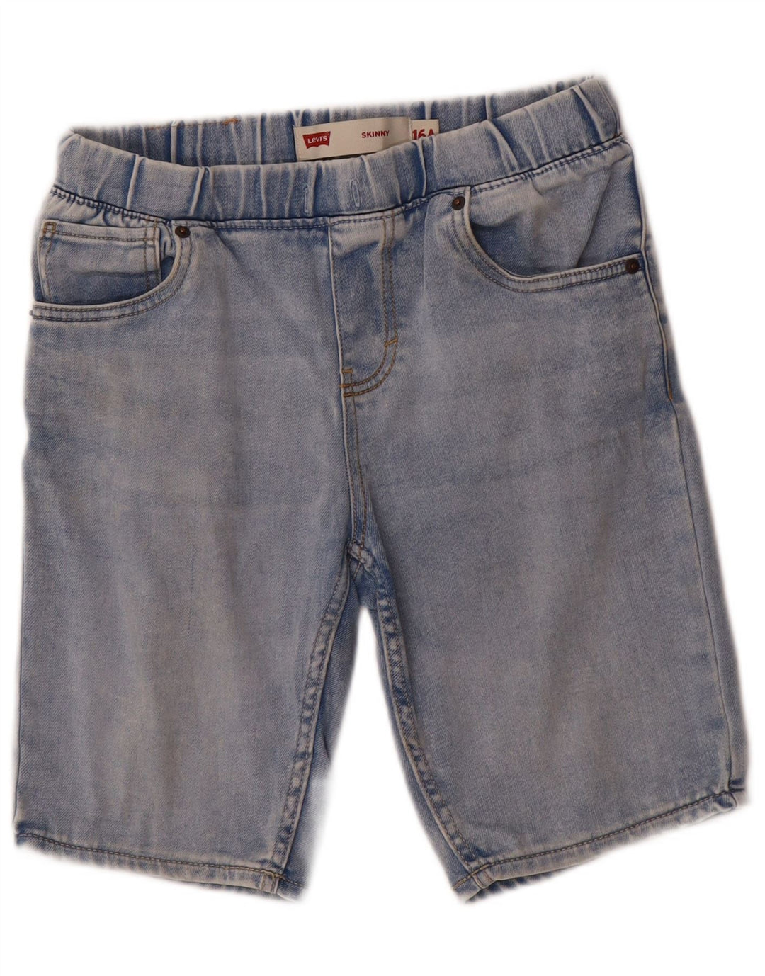 Shorts jeans LEVI'S para meninos 15-16 anos W29 algodão azul