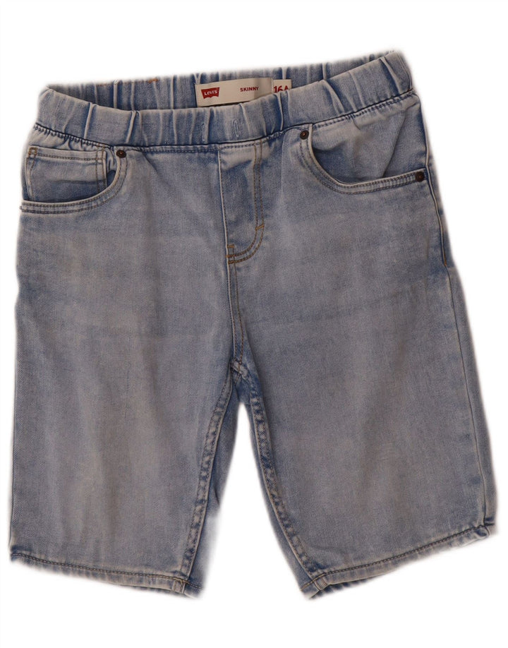 Shorts jeans LEVI'S para meninos 15-16 anos W29 algodão azul