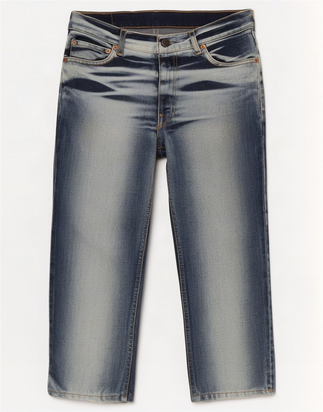 Levi's Masculino 661 Capri Jeans W32 L22 Azul Marinho Colorblock