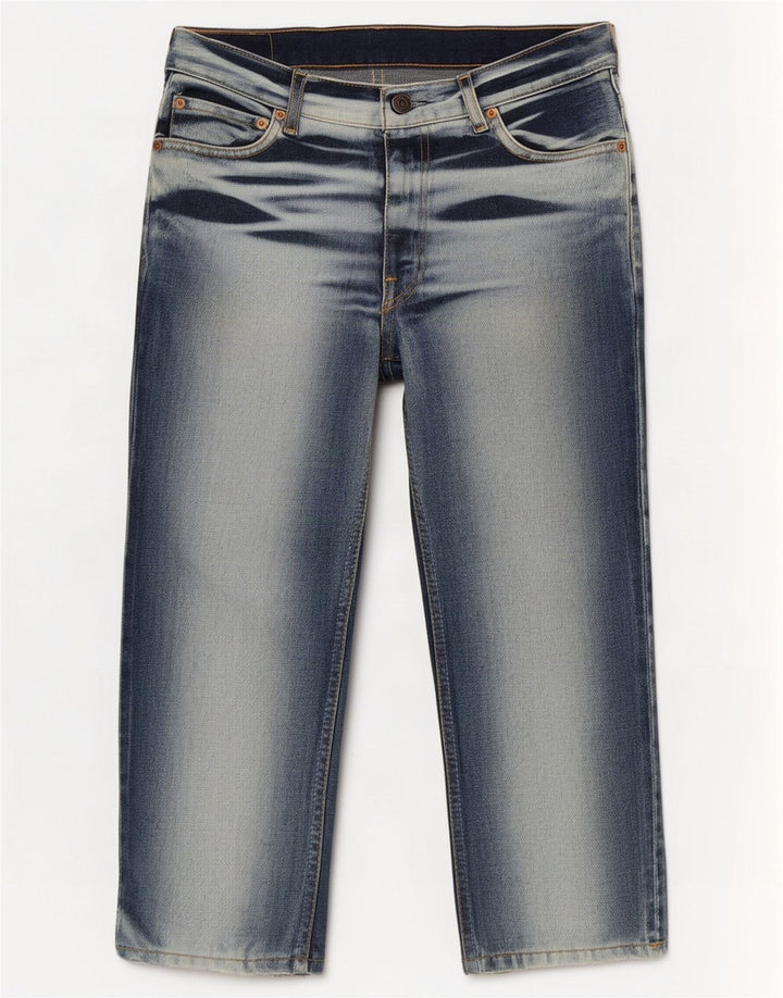 Levi's Masculino 661 Capri Jeans W32 L22 Azul Marinho Colorblock