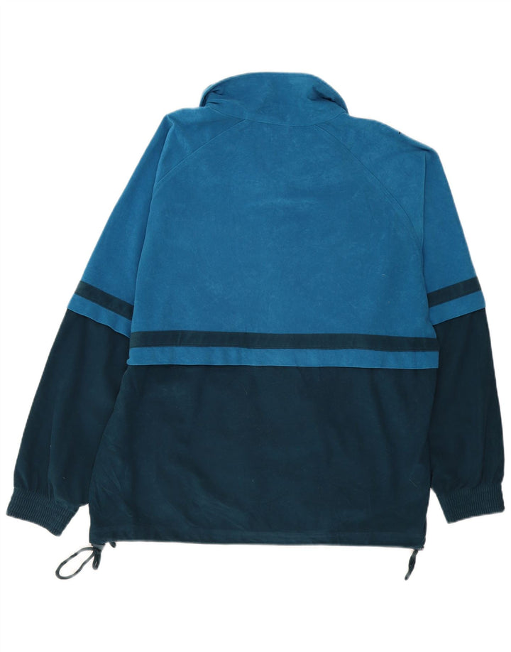 Lotto masculino veludo agasalho jaqueta grande bloco colorido azul