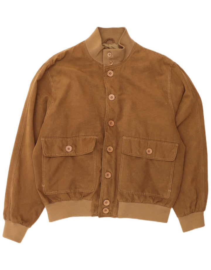 Jaqueta bomber masculina Brugi IT 52 XL poliéster bege