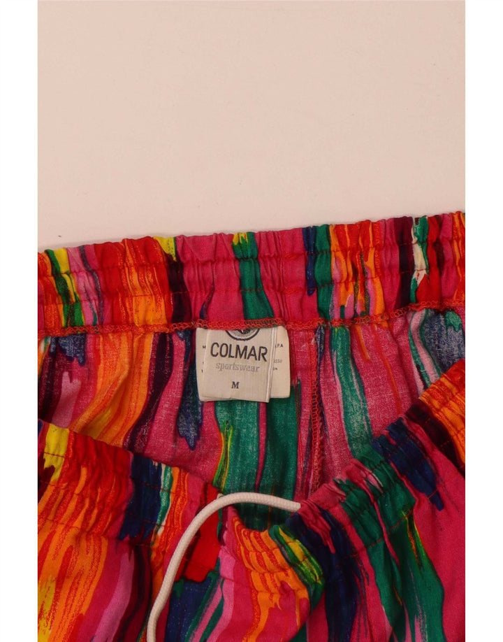 Calça Cônica Feminina Colmar Médio W30 L29 Algodão Ikat Multicolorido