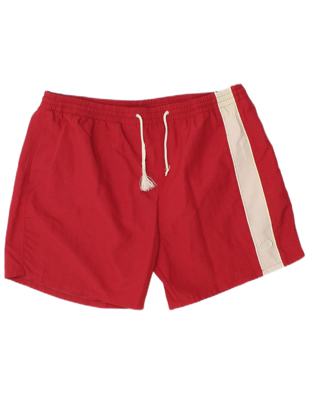 Shorts de natação masculino Sergio Tacchini 2XL vermelho colorblock poliamida