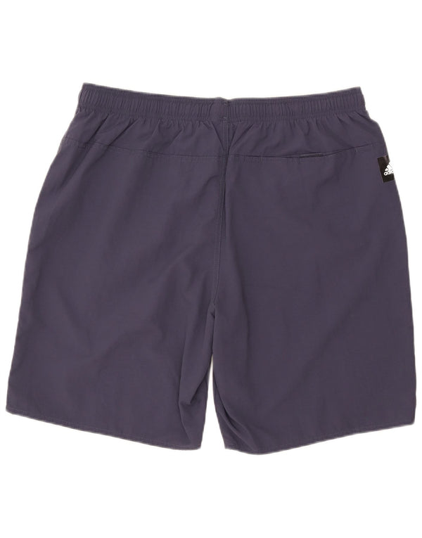 Shorts esportivos masculinos Adidas 2XL azul marinho nylon