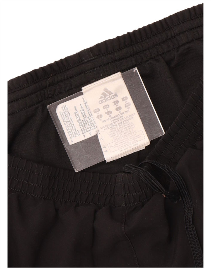 Shorts esportivos femininos Adidas UK 10 pequenos pretos