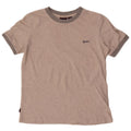 Camiseta feminina Superdry UK 8 pequeno algodão cinza