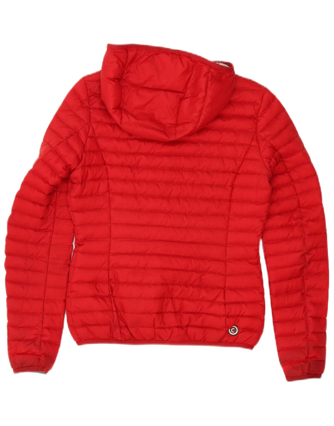Jaqueta acolchoada com capuz feminino Colmar IT 38 2XS poliéster vermelho