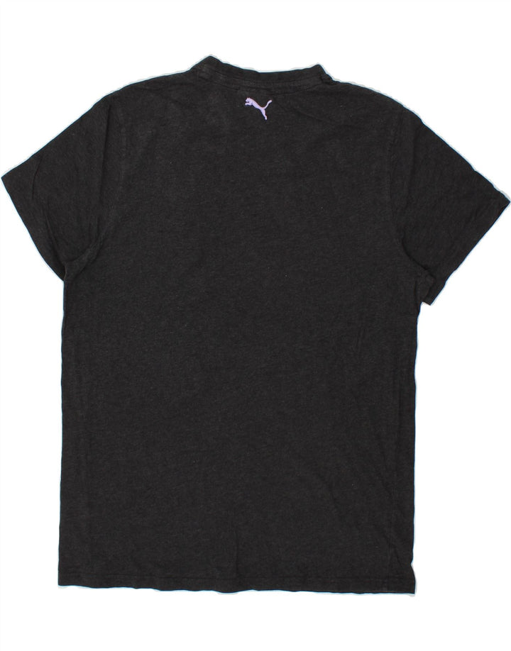 PUMA Mens Graphic T-Shirt Top XL Grey Vintage Puma and Second-Hand Puma from Messina Hembry 