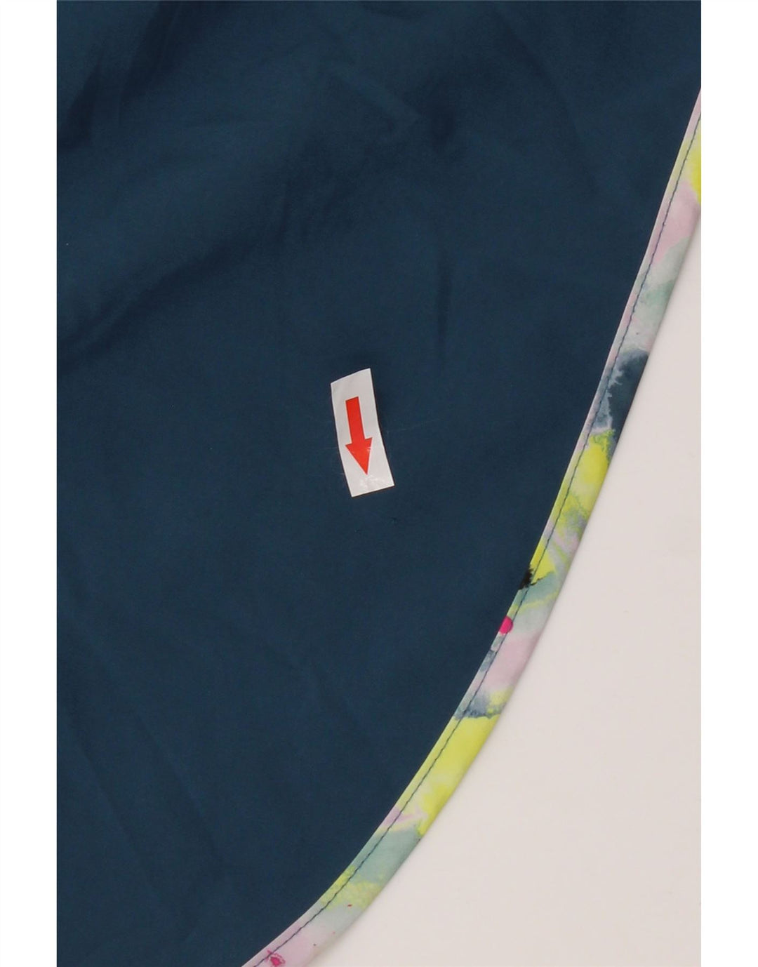 Shorts esportivos gráficos femininos New Balance UK 14 poliéster azul médio