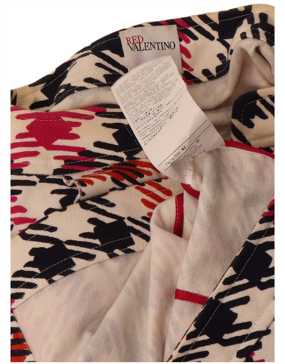 Jaqueta Blazer Crop Feminina Red by Valentino IT 42 Médio Multicolorido