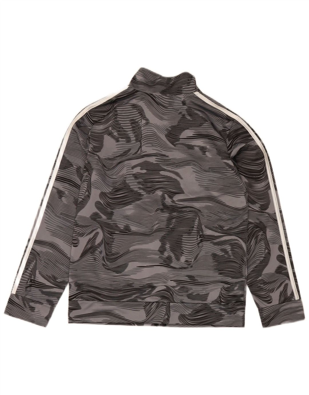 Jaqueta Adidas Meninos Treino Top 14-15 Anos Grande Camuflagem Cinza