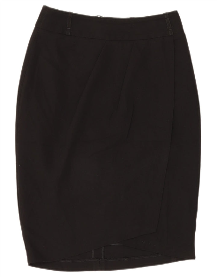 Saia lápis feminina Marks & Spencer W28 médio preto