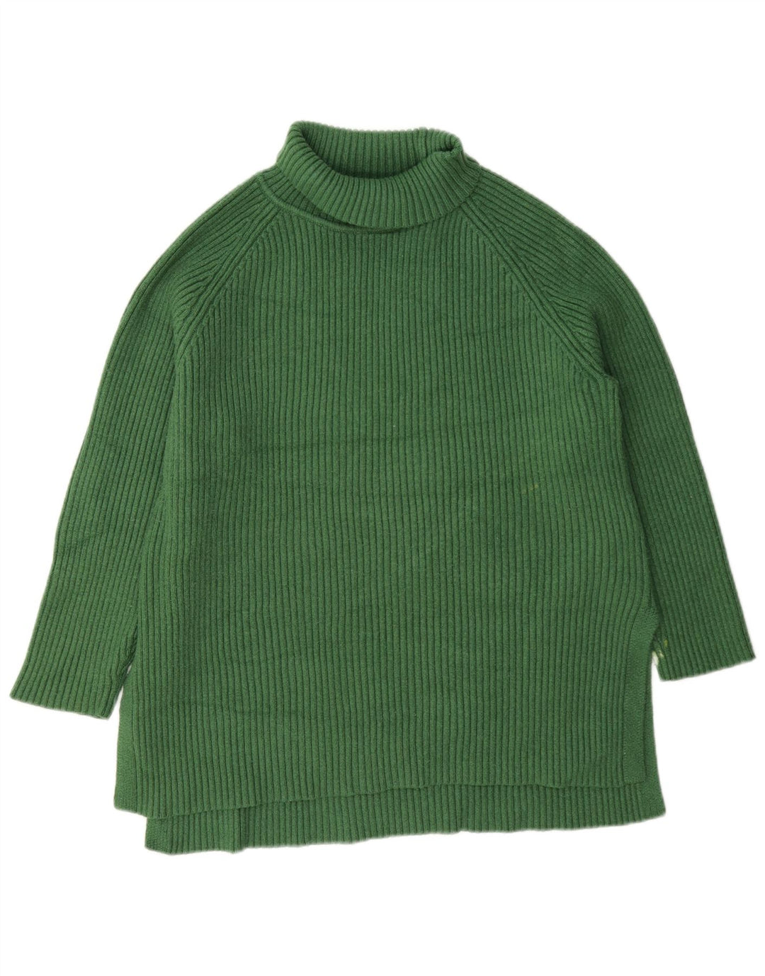 Suéter feminino Marks & Spencer com gola redonda Reino Unido 16 grande viscose verde
