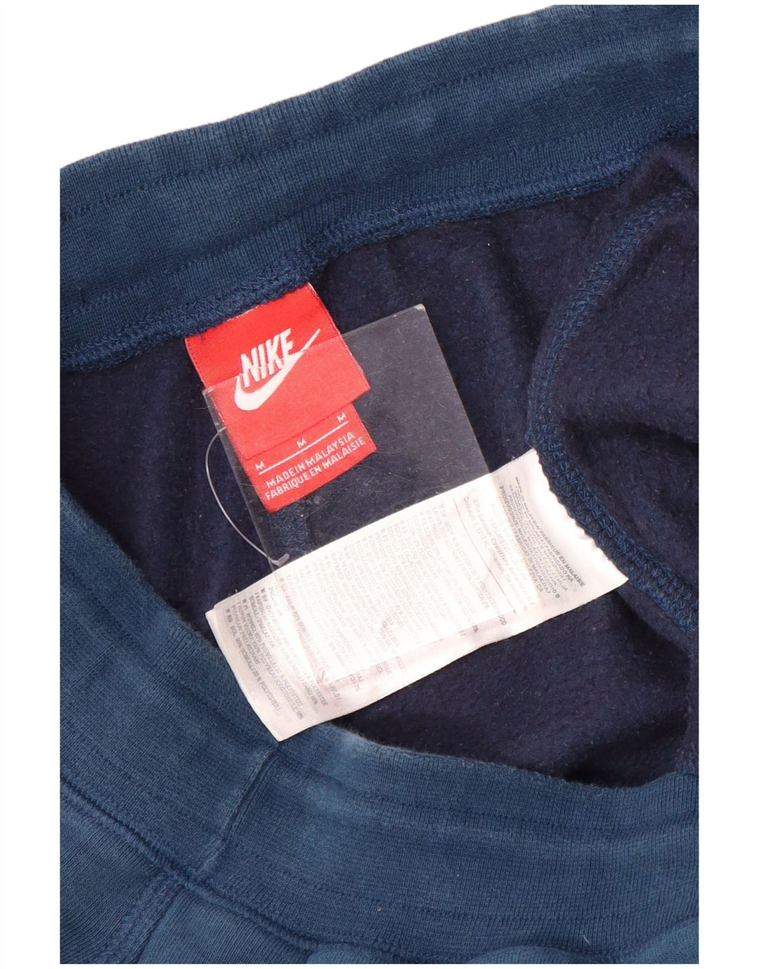 Calça de treino masculina Nike joggers médio azul algodão