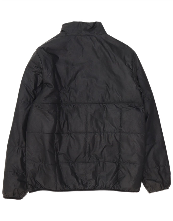 Jaqueta acolchoada masculina Nike UK 40 grande poliéster preto