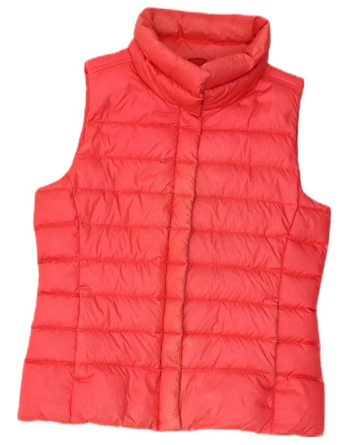Colete acolchoado feminino Timberland UK 14 médio rosa nylon
