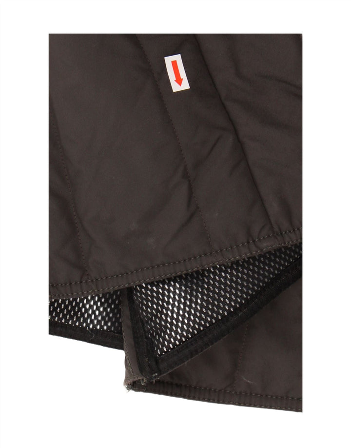 Casaco feminino acolchoado com capuz Refrigiwear IT 46 grande caqui nylon