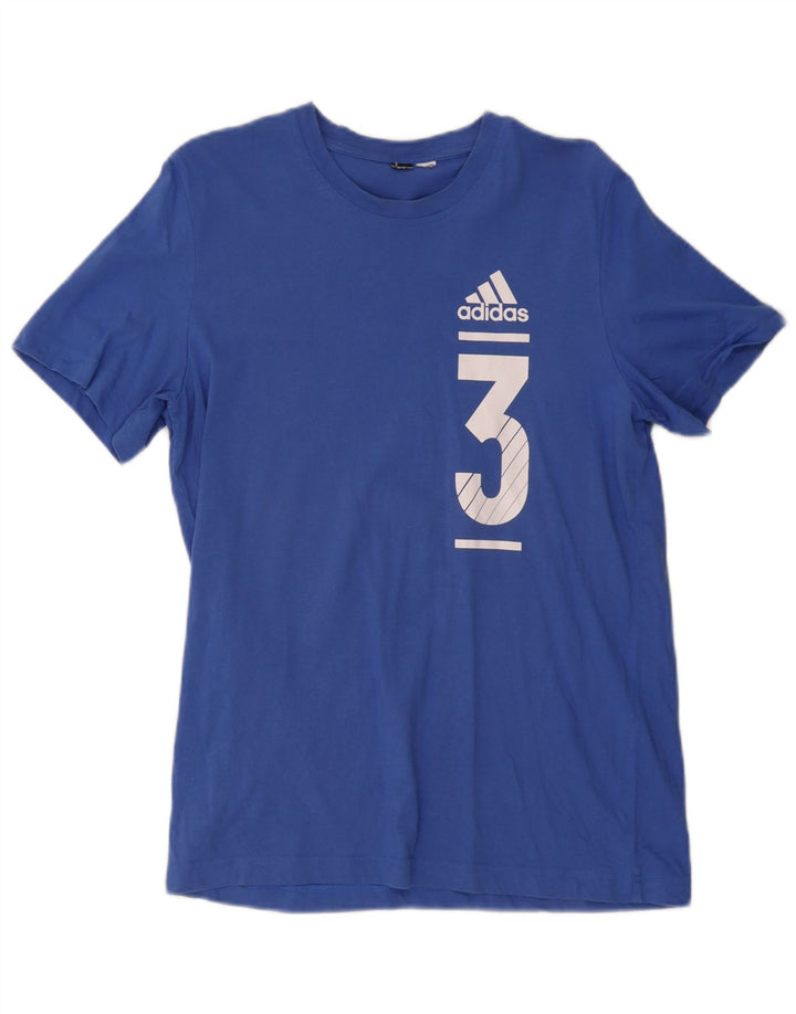 Camiseta Adidas Masculina Graphic Top Azul Médio