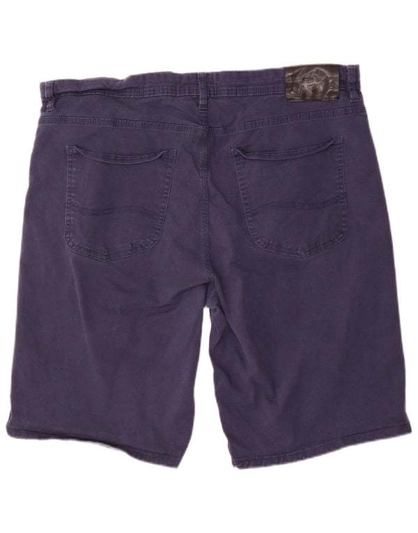 Lee Mens Casual Shorts Grande W36 Azul Marinho Algodão