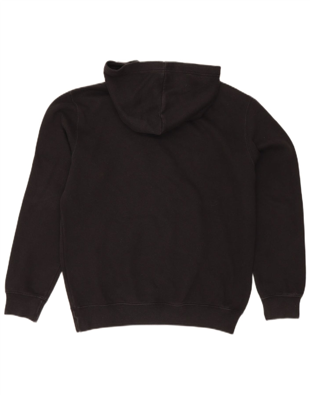 Jumper com capuz gráfico masculino Champion médio algodão preto