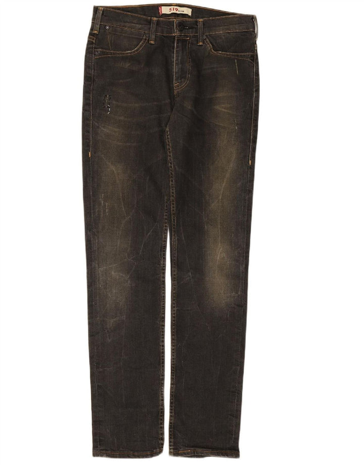 Calça jeans feminina LEVI'S 519 Slim W30 L33 preta
