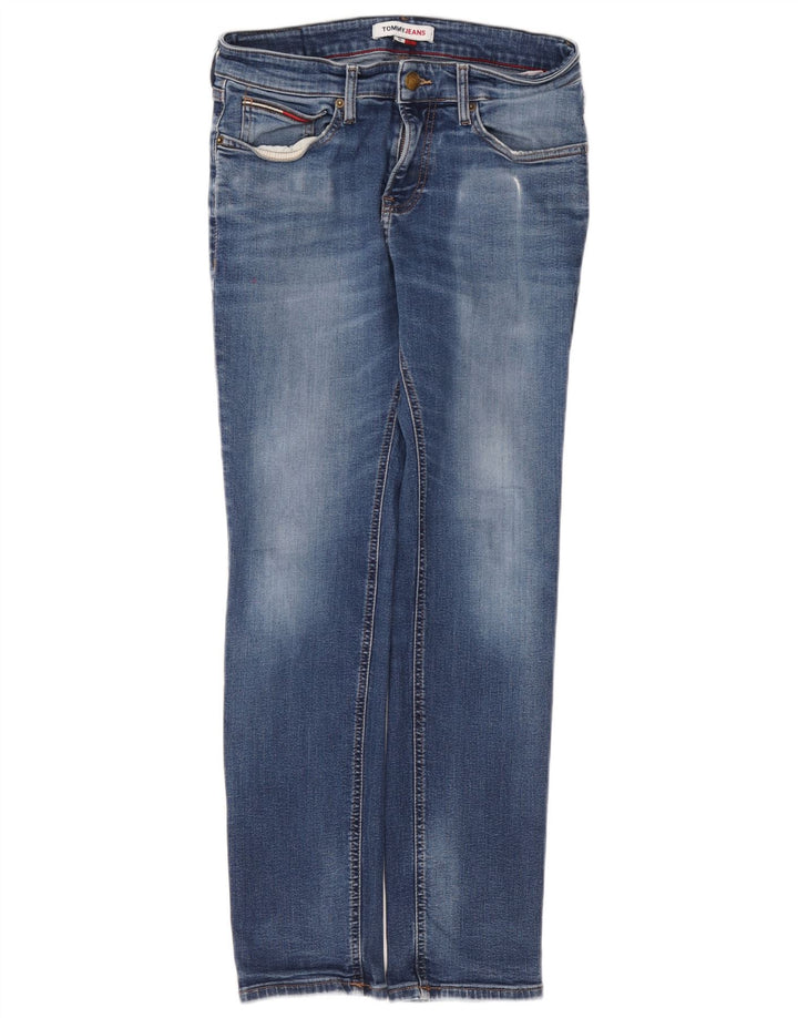 Jeans feminino Tommy Hilfiger Scanton Slim W30 L30 azul algodão