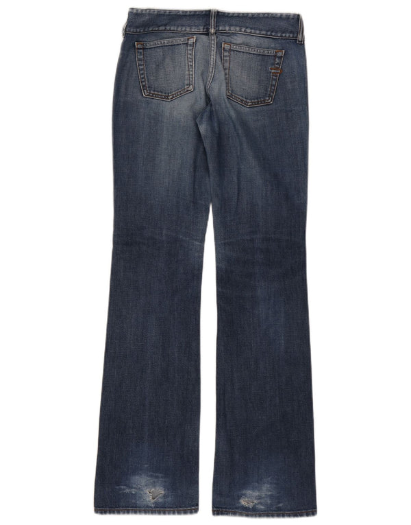 Diesel feminino bootcut jeans W27 L33 azul algodão