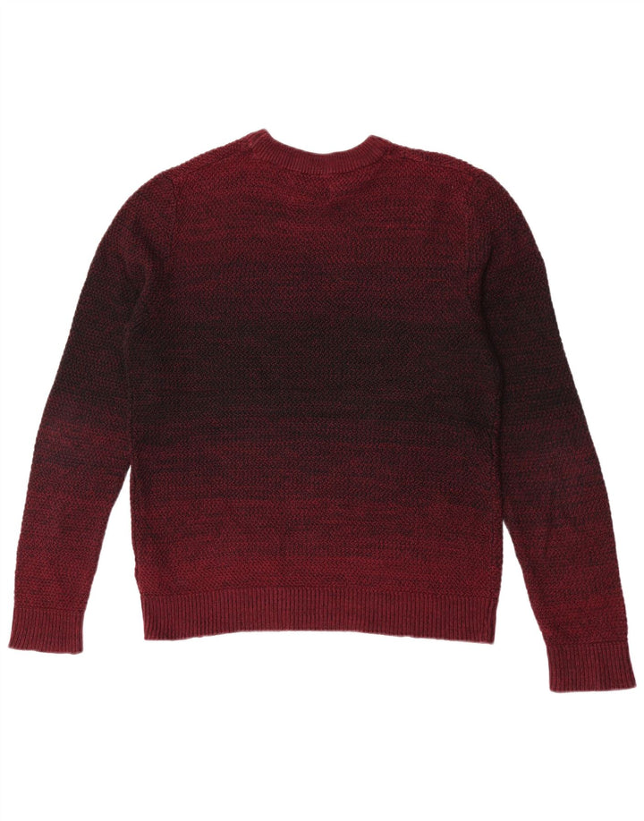 Suéter masculino Jack & Jones com gola redonda, algodão colorblock marrom médio