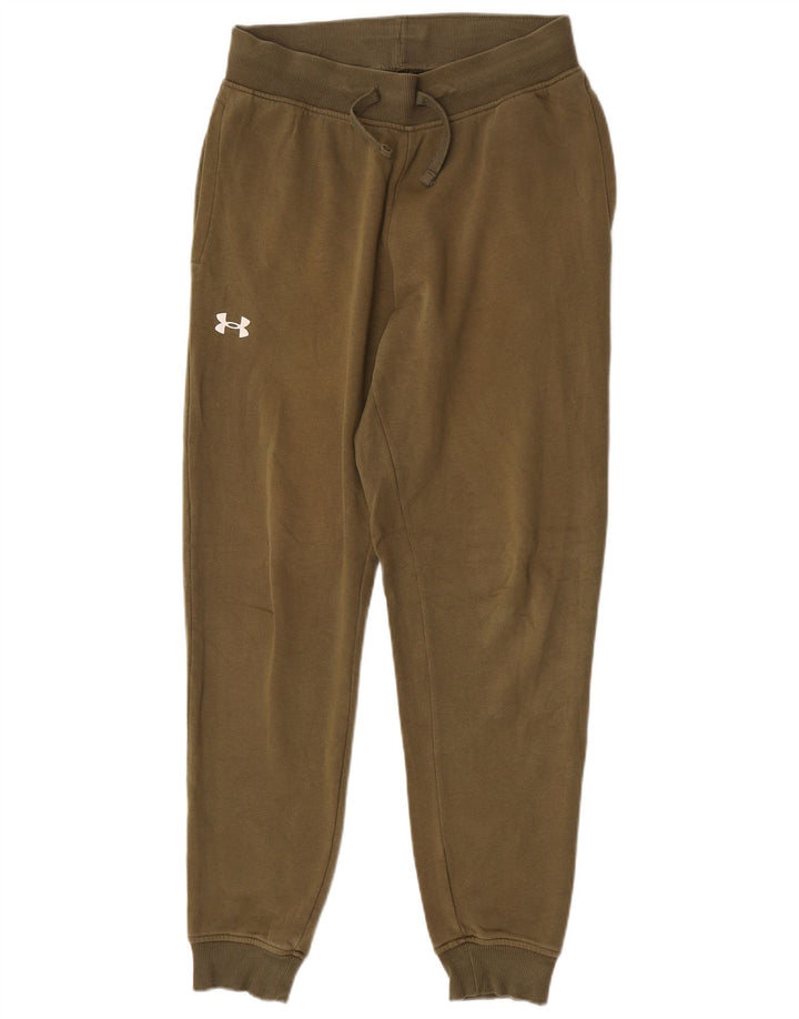 Under Armour Mens Calças de treino Joggers Médio Algodão Cáqui