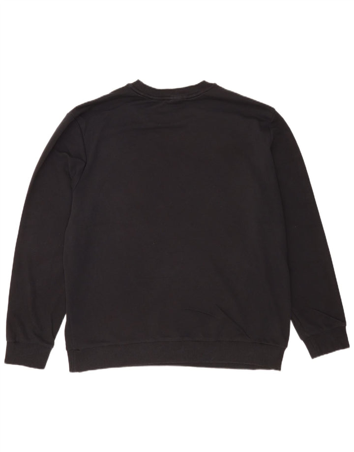 Calvin Klein moletom gráfico masculino jumper 2XL algodão preto