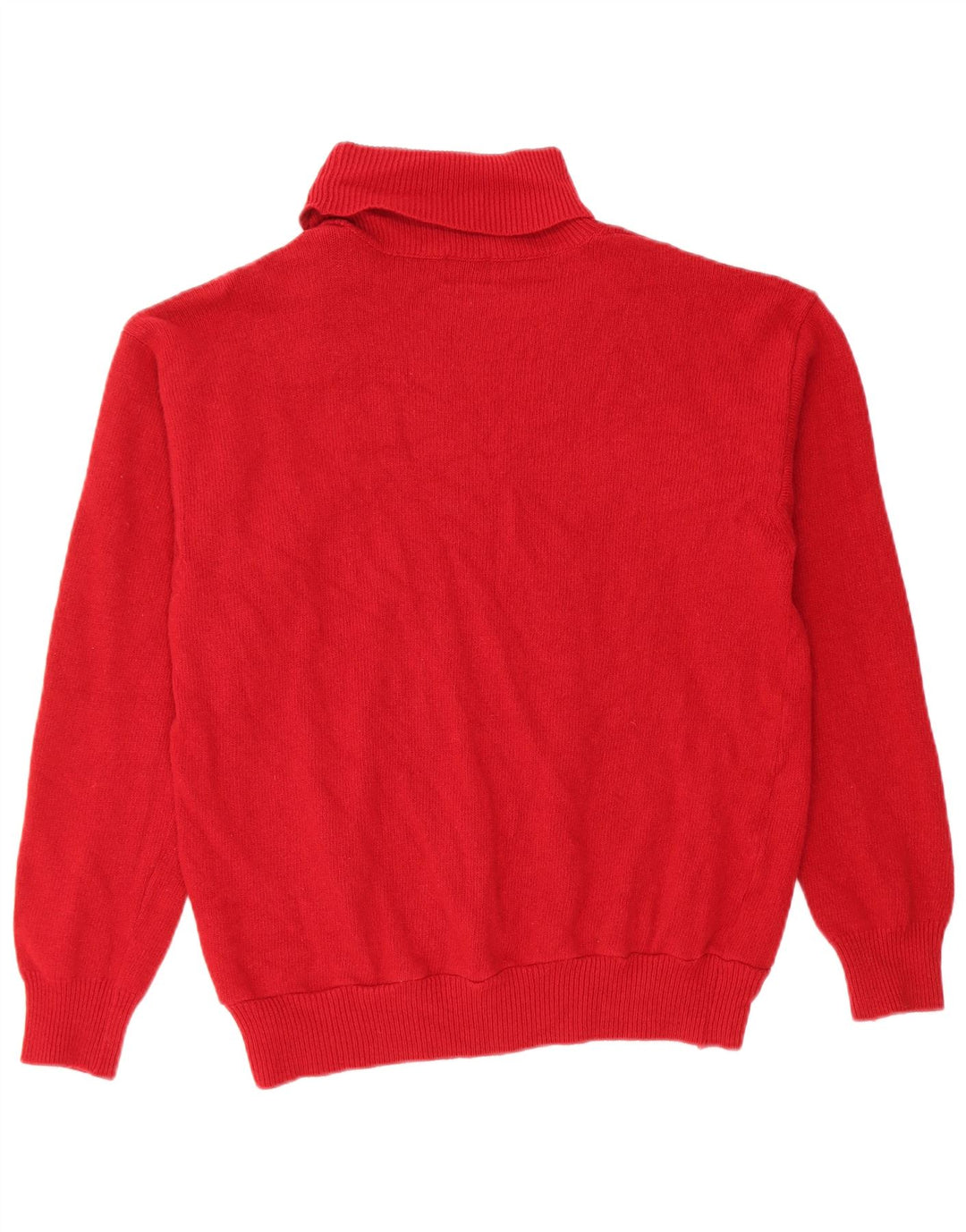 Suéter feminino Trussardi com gola redonda Reino Unido 12 médio vermelho