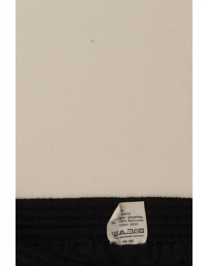 Shorts esportivos femininos Erima UK 6 XS preto poliéster