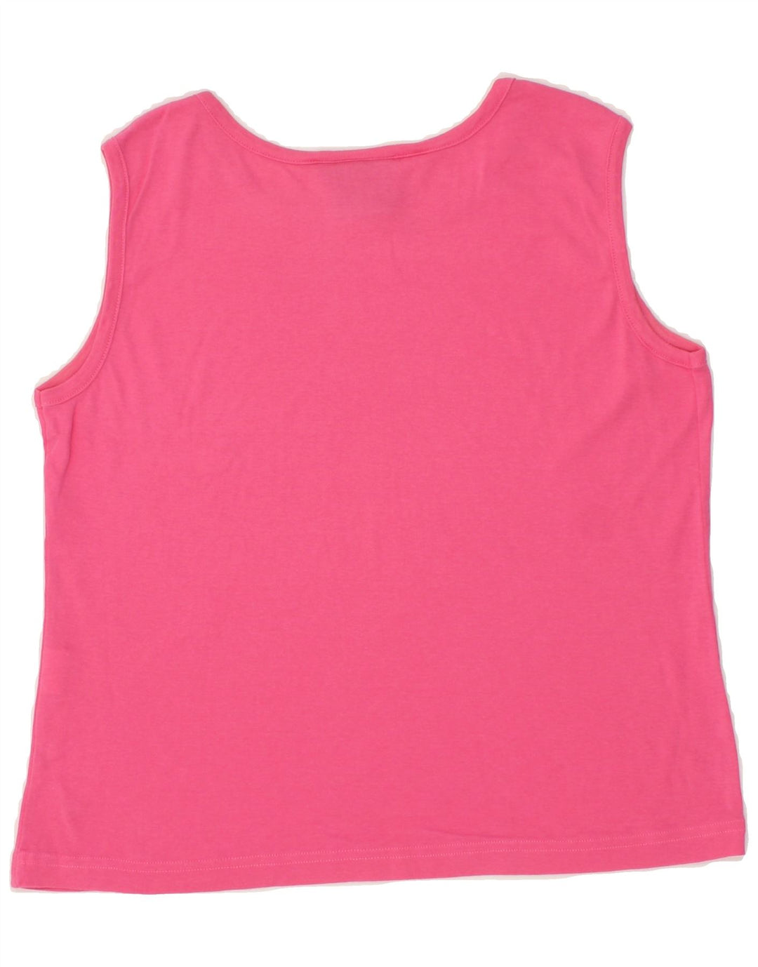 DIADORA Womens Crop Vest Top UK 14 Large Pink Cotton Vintage Diadora and Second-Hand Diadora from Messina Hembry 