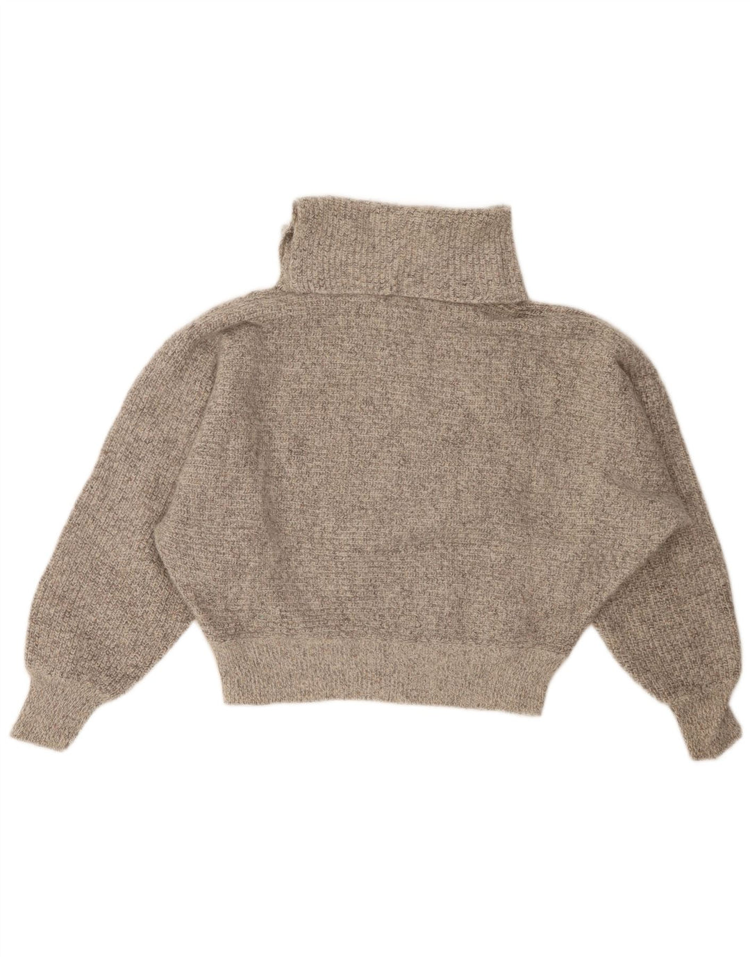 Suéter feminino BAGARRY com gola redonda e gola alta Reino Unido 14 grande cinza manchado